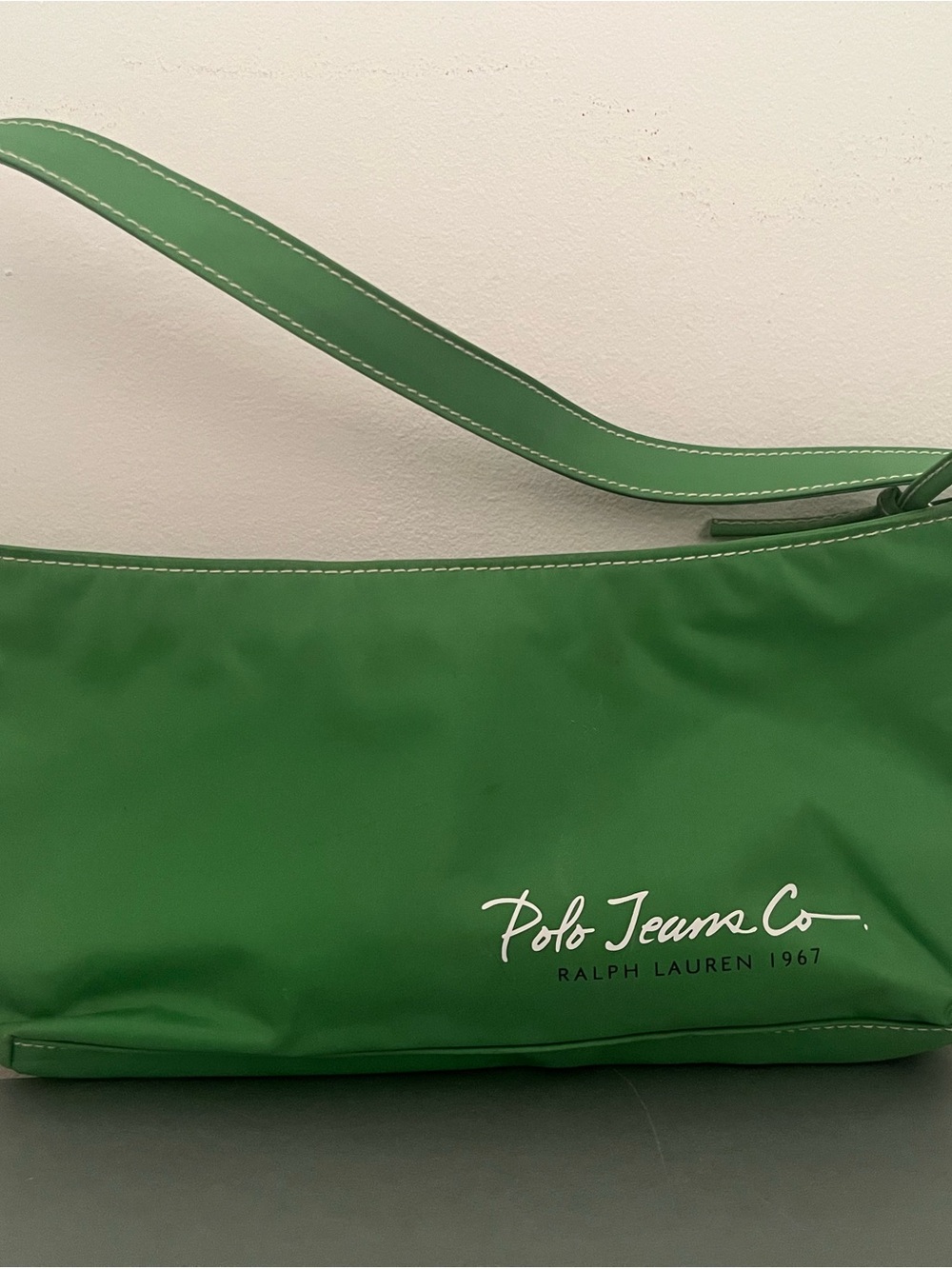 Vintage Polo Jeans Co. Ralph Lauren Green Shoulder Bag